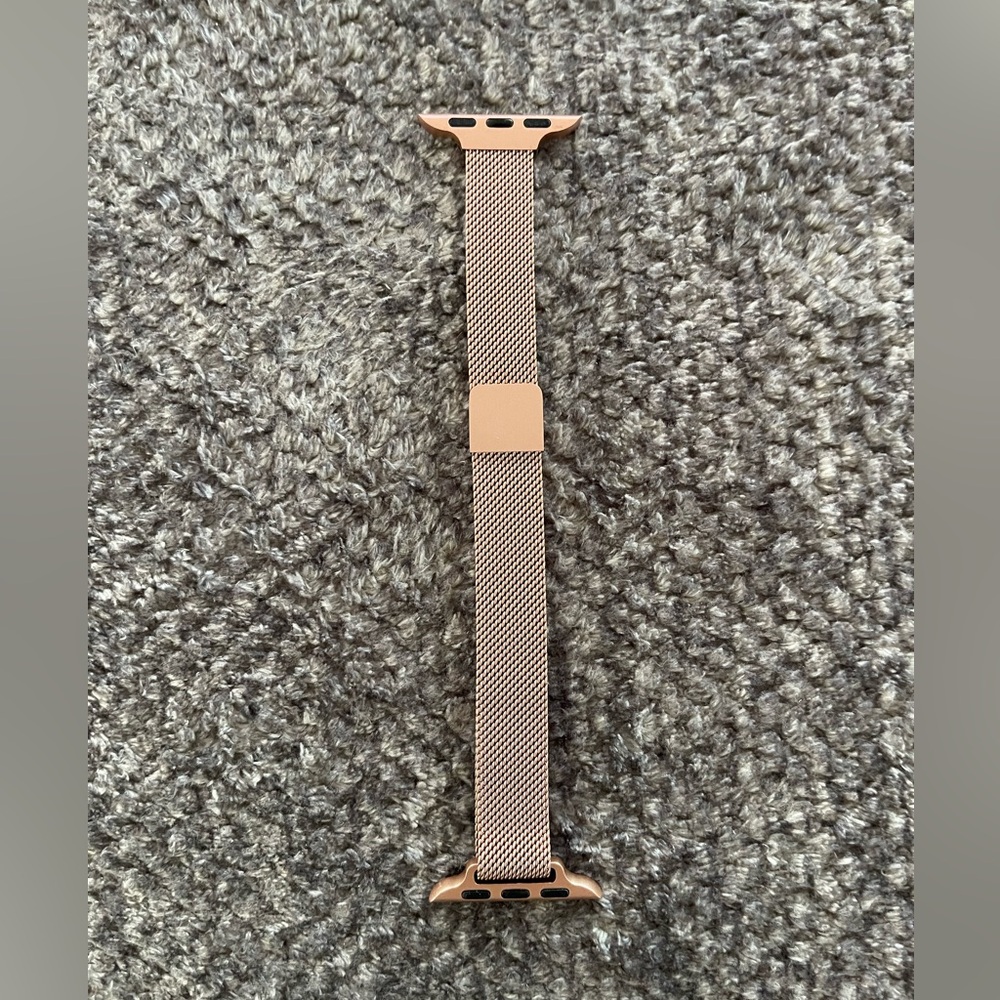 Rose Gold Mesh Watch Band 13mm